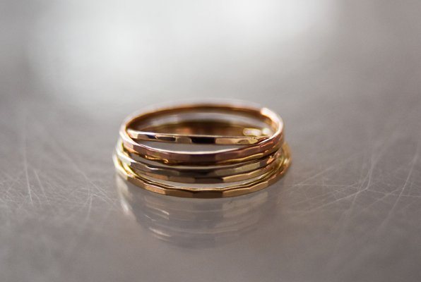 Gold Stacking Ring