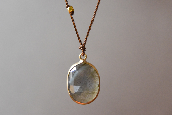 Enclose Labradorite Necklace
